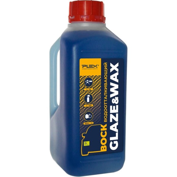 Водоотталкивающий воск для кузова PLEX GLAZEWAX 1л УТ000004925 Водоотталкивающий воск для кузова PLEX GLAZEWAX 1л УТ000004925