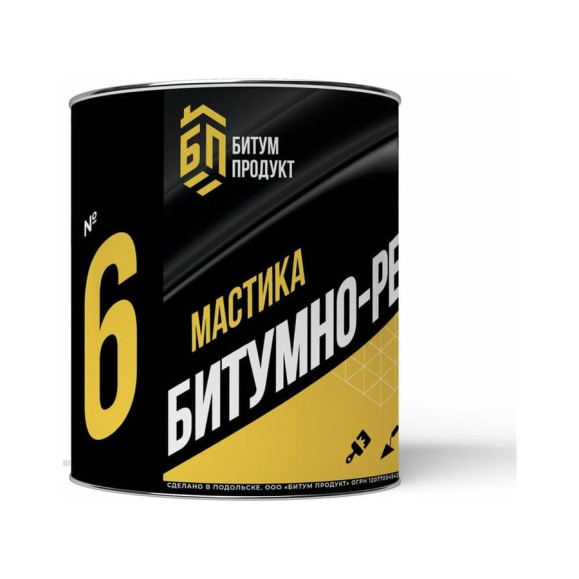Битумно-резиновая мастика БИТУМ ПРОДУКТ 2 кг BP-16 Битумно-резиновая мастика БИТУМ ПРОДУКТ 2 кг BP-16