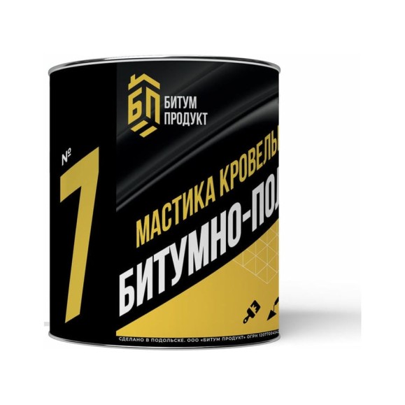Битумно-полимерная мастика БИТУМ ПРОДУКТ 2 кг BP-17 Битумно-полимерная мастика БИТУМ ПРОДУКТ 2 кг BP-17