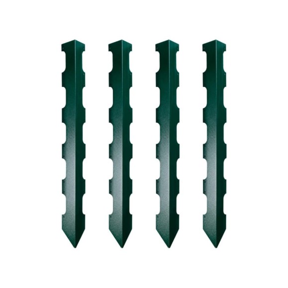 Колышки для деревянных грядок CB75-5 Delta-Park зелёный, 4 шт. 3003024