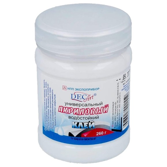 Акриловый клей DecArt 260 гр. 14-250-001 Акриловый клей DecArt 260 гр. 14-250-001