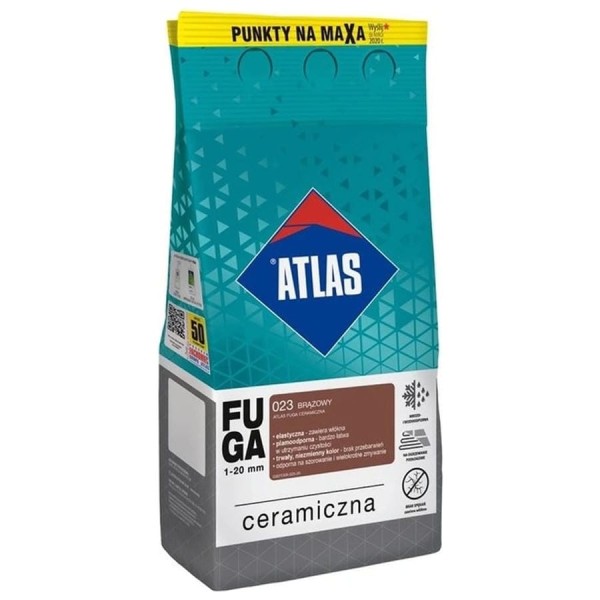 Керамическая затирка ATLAS коричневый, 2 кг (1-20 мм) 023-СER