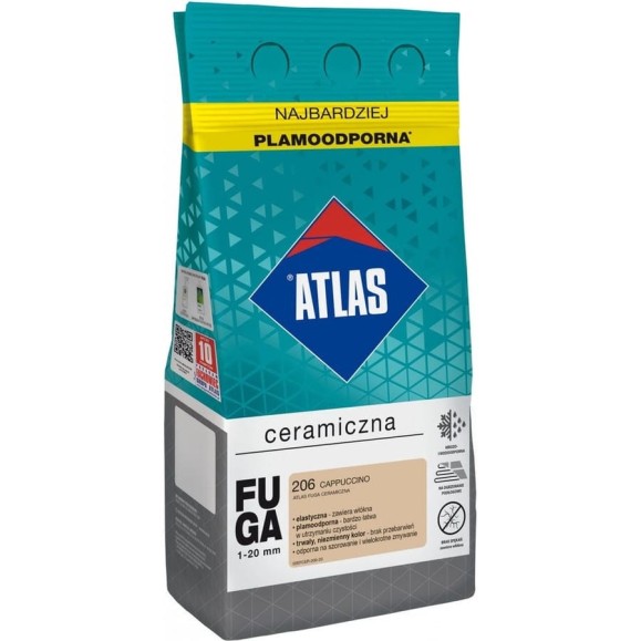 Керамическая затирка ATLAS капучино, 2 кг (1-20 мм) 206-СER