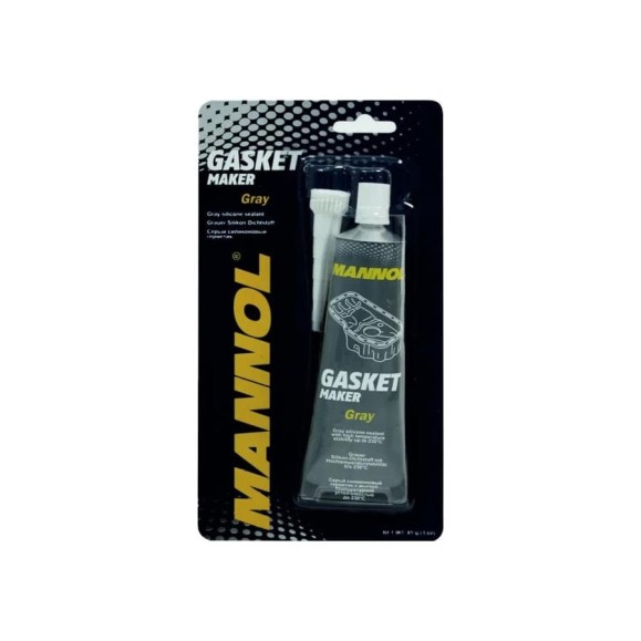 Силиконовый герметик MANNOL Gasket Maker Gray от -40С до +230С, серый, 85 г 2417 Силиконовый герметик MANNOL Gasket Maker Gray от -40С до +230С, серый, 85 г 2417