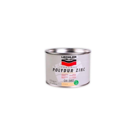 Полиэфирная шпатлевка с высокой наполняющей способностью Lechler POLYDUR ZINC 2.5кг 04380K2.5