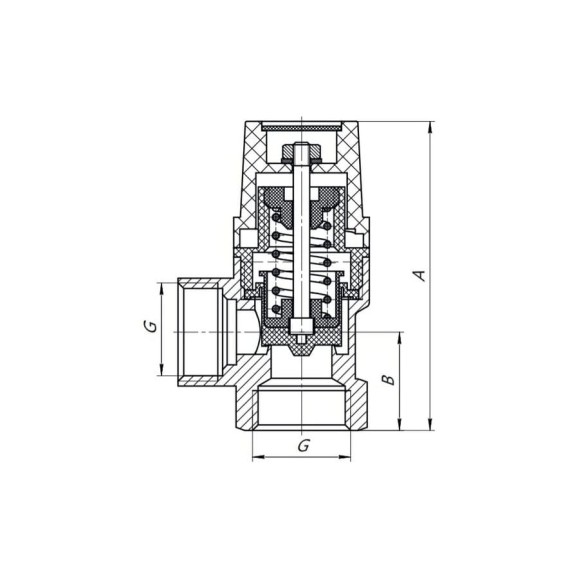 Клапан предохранительный AQUALINK не регулируемый 6 Bar 2752 02752