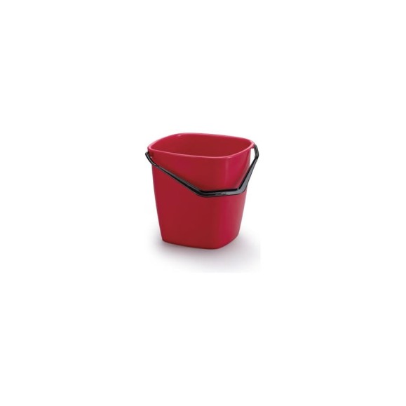 Квадратное ведро DURABLE 9.5 л, красное 1809413080 Квадратное ведро DURABLE 9.5 л, красное 1809413080