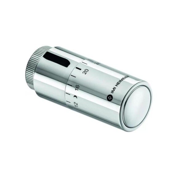 Термостатическая головка Heimeier HALO с температурной шкалой 6-28 C, хром 7500-00.501 Термостатическая головка Heimeier HALO с температурной шкалой 6-28 C, хром 7500-00.501
