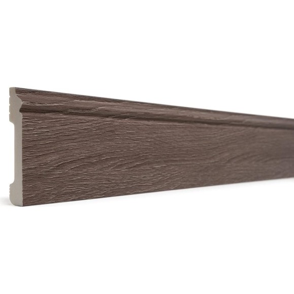 Напольный плинтус Decor-Dizayn ударопрочный, влагостойкий, дуб рустик, 79х13х2400 мм 005-81SH Напольный плинтус Decor-Dizayn ударопрочный, влагостойкий, дуб рустик, 79х13х2400 мм 005-81SH