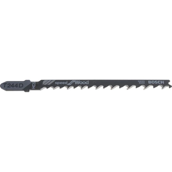 Полотна пильные T 244 D Speed for Wood для лобзика 3 шт. (100 мм; HCS) Bosch 2608630879 Полотна пильные T 244 D Speed for Wood для лобзика 3 шт. (100 мм; HCS) Bosch 2608630879