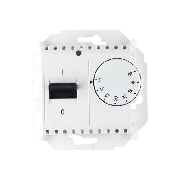 Регулятор для тёплого пола с зондом Simon 16 А, 3600Вт, 5-40 градусов, IP 20, белый 1 1591775-030 Регулятор для тёплого пола с зондом Simon 16 А, 3600Вт, 5-40 градусов, IP 20, белый 1 1591775-030
