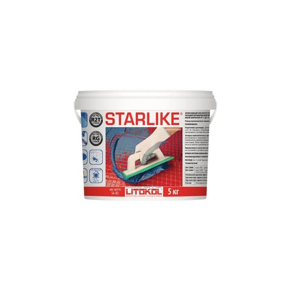 Эпоксидный состав для укладки и затирки мозаики LITOKOL STARLIKE C.460 ARANCIO 478830004