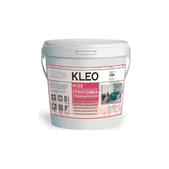 Укрывающая грунтовка под обои KLEO 4,5 кг 085 KLEO HIDE 30 Укрывающая грунтовка под обои KLEO 4,5 кг 085 KLEO HIDE 30