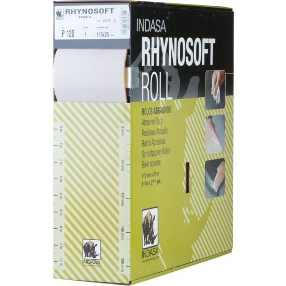 Рулон RHYNOSOFT (115 мм; 25 м; Р120) INDASA 32172