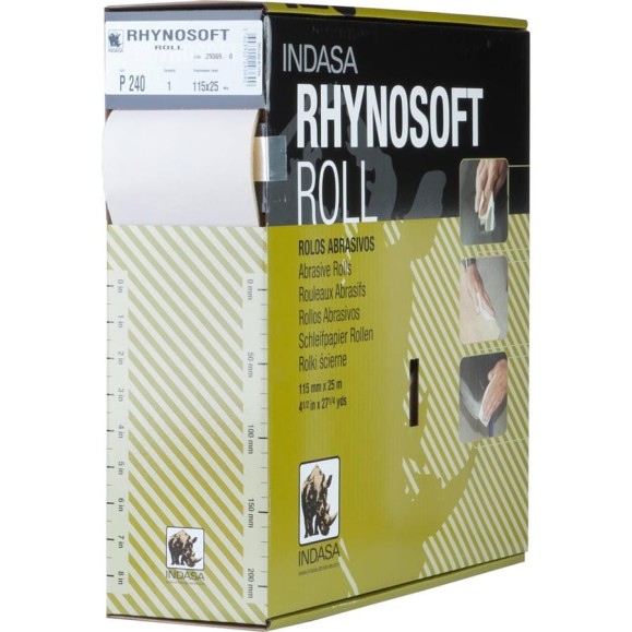 Рулон RHYNOSOFT (115 мм; 25 м; Р240) INDASA 29369