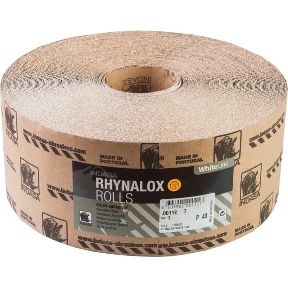 Рулон RHYNALOX (115 мм; 50 м; Р40) INDASA 00112 Рулон RHYNALOX (115 мм; 50 м; Р40) INDASA 00112