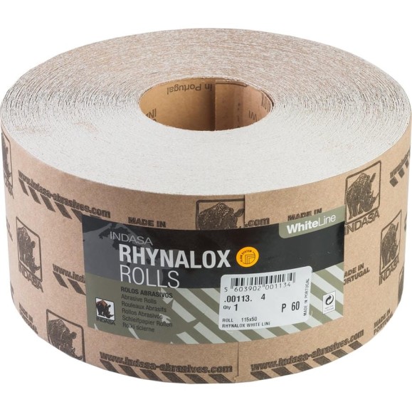 Рулон RHYNALOX (115 мм; 50 м; Р60) INDASA 00113 Рулон RHYNALOX (115 мм; 50 м; Р60) INDASA 00113