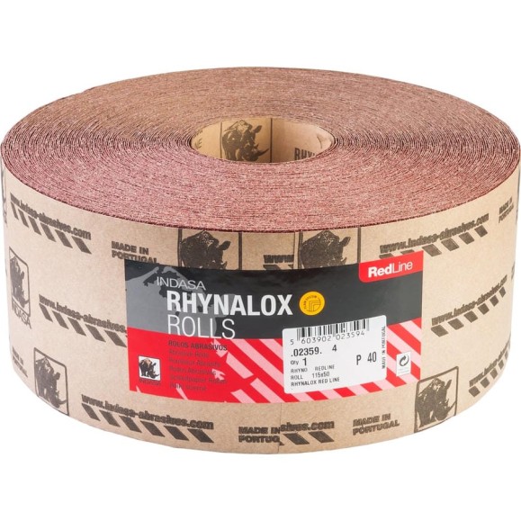 Рулон RHYNALOX (115 мм; 50 м; Р40) INDASA 02359 Рулон RHYNALOX (115 мм; 50 м; Р40) INDASA 02359