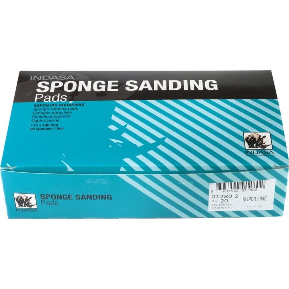Губка абразивная RHYNO SPONGE (20 шт; 115х140х5 мм; SuperFine) INDASA 01280 Губка абразивная RHYNO SPONGE (20 шт; 115х140х5 мм; SuperFine) INDASA 01280