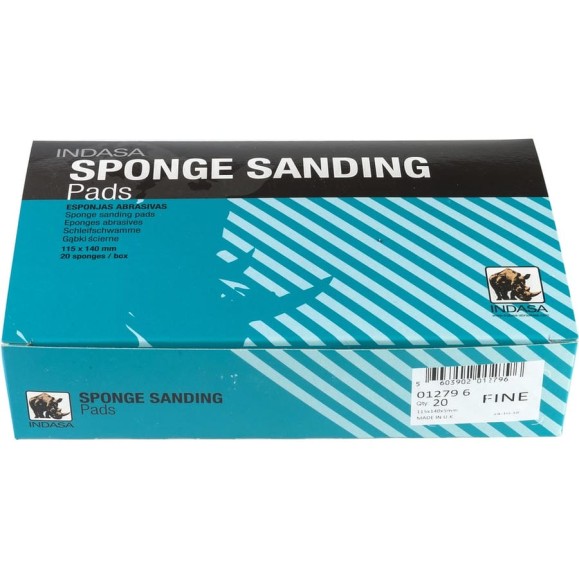 Губка абразивная RHYNO SPONGE (20 шт; 115х140х5 мм; Fine) INDASA 01279 Губка абразивная RHYNO SPONGE (20 шт; 115х140х5 мм; Fine) INDASA 01279