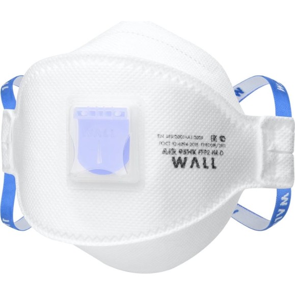 Трехпанельный фильтрующий респиратор WALL Air 95HK FFP2 NR D 39502 F