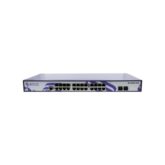 Управляемый коммутатор BOUZ, L2 24 порта 10/100/1000Base-T 2 порта 100/1000Base-X SFP BZ-S2924-G2S Управляемый коммутатор BOUZ, L2 24 порта 10/100/1000Base-T 2 порта 100/1000Base-X SFP BZ-S2924-G2S