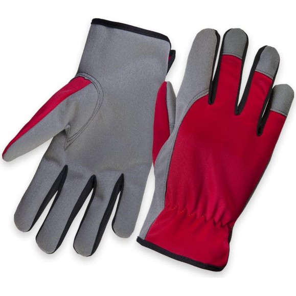 Рабочие трикотажные перчатки Jeta Safety из PU кожи, размер М/8, JLE621-8/M