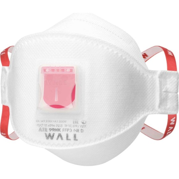 Трехпанельный фильтрующий респиратор WALL Air 99HK FFP3 NR D 39902 F