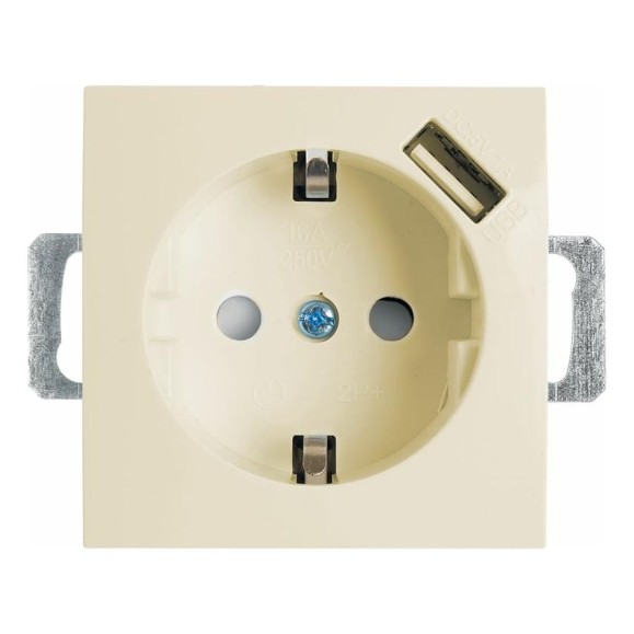 1-местная розетка STEKKER с заземлением, механизм, 250В, 16А, с USB, с защитной шторкой, слоновая кость PST16-9111-02 39329 1-местная розетка STEKKER с заземлением, механизм, 250В, 16А, с USB, с защитной шторкой, слоновая кость PST16-9111-02 39329