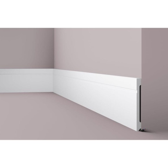 Плинтус напольный WALLSTYL (2000х200х18 мм; белый) NMC FD20 Плинтус напольный WALLSTYL (2000х200х18 мм; белый) NMC FD20