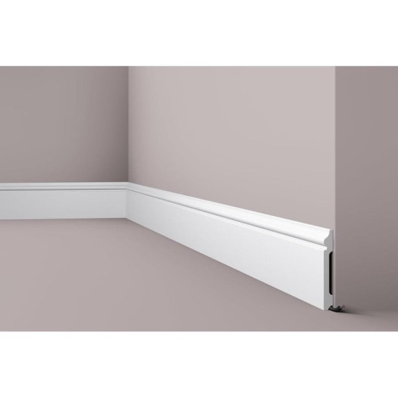 Плинтус напольный WALLSTYL (2000х120х15 мм; белый) NMC FL2 Плинтус напольный WALLSTYL (2000х120х15 мм; белый) NMC FL2