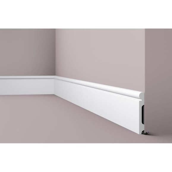 Плинтус напольный WALLSTYL (2000х150х20 мм; белый) NMC FL4 Плинтус напольный WALLSTYL (2000х150х20 мм; белый) NMC FL4