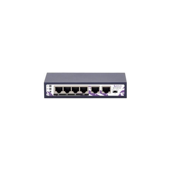 Неуправляемый коммутатор BOUZ 4 POE порта 10/100Base-T 2 порта 10/100Base-T 65W BZ-S1104P-F2F-65W Неуправляемый коммутатор BOUZ 4 POE порта 10/100Base-T 2 порта 10/100Base-T 65W BZ-S1104P-F2F-65W