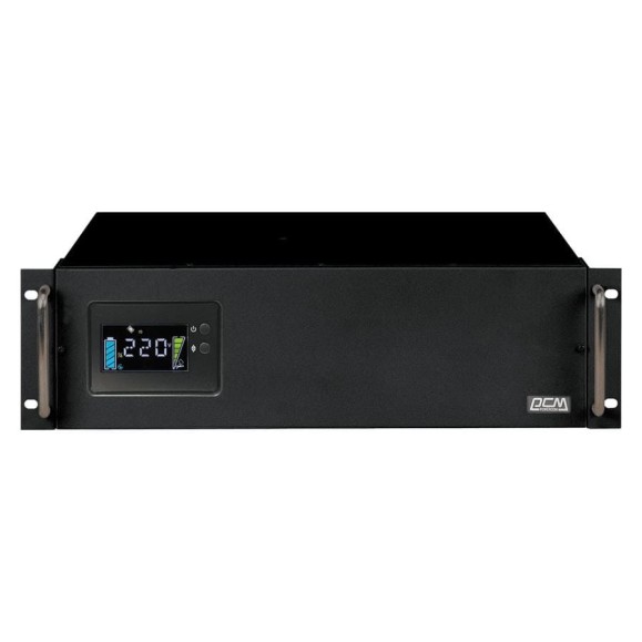 Источник бесперебойного питания Powercom King Pro RM, интерактивная, 2200 ВА/1760 Вт, Rack, IEC KIN-2200AP LCD Источник бесперебойного питания Powercom King Pro RM, интерактивная, 2200 ВА/1760 Вт, Rack, IEC KIN-2200AP LCD