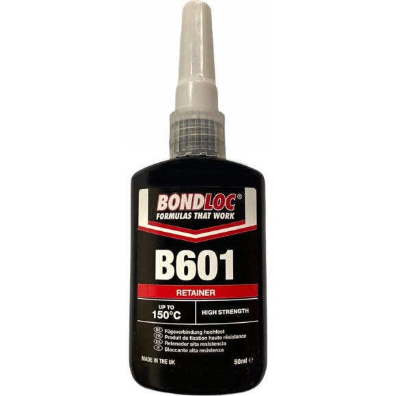 Фиксатор цилиндрических соединений высокой прочности Bondloc B601 50 мл B60150ML Фиксатор цилиндрических соединений высокой прочности Bondloc B601 50 мл B60150ML