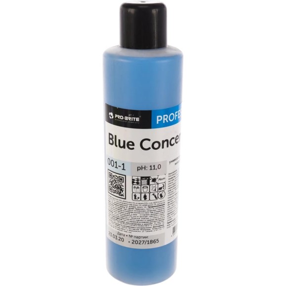 Универсальное щелочное моющее средство PRO-BRITE BLUE CONCENTRATE 1 л, низкопенное, концентрат 001-1 605283 Универсальное щелочное моющее средство PRO-BRITE BLUE CONCENTRATE 1 л, низкопенное, концентрат 001-1 605283