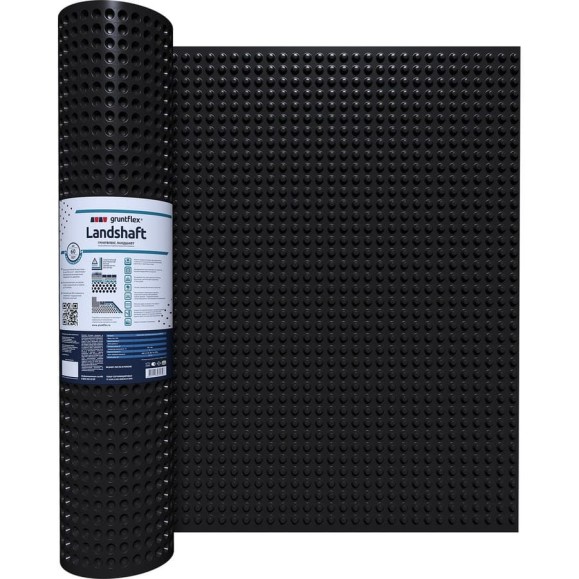 Профилированная мембрана Gruntflex Landshaft 1х10 м, 10 кв.м GRULA.1.10 Профилированная мембрана Gruntflex Landshaft 1х10 м, 10 кв.м GRULA.1.10