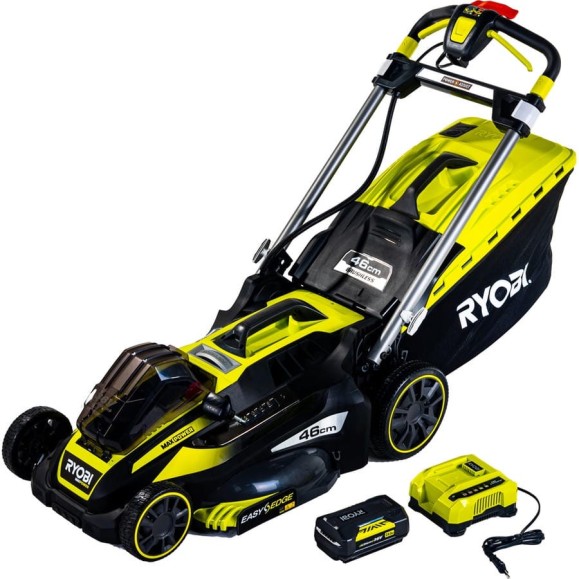 Аккумуляторная газонокосилка Ryobi MAX POWER RLM36X46H5P 5133002811 Аккумуляторная газонокосилка Ryobi MAX POWER RLM36X46H5P 5133002811