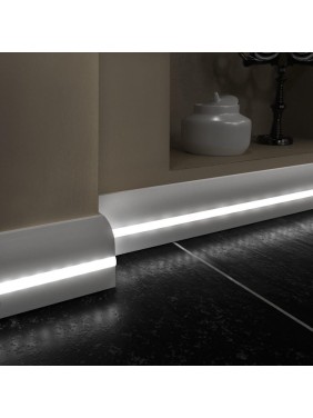Плинтус напольный (95х16х2000 мм) Evrowood PN080LED Плинтус напольный (95х16х2000 мм) Evrowood PN080LED