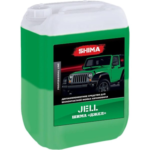 Автошампунь двухкомпонентный для бесконтактной мойки транспорта JEEL 5 л SHIMA 4626016836028