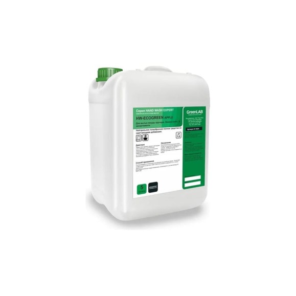 Нейтральное гелеобразное пенное средство ГринЛаб HW-ECOGREEN LITE APPLE HW-454/П5 Нейтральное гелеобразное пенное средство ГринЛаб HW-ECOGREEN LITE APPLE HW-454/П5