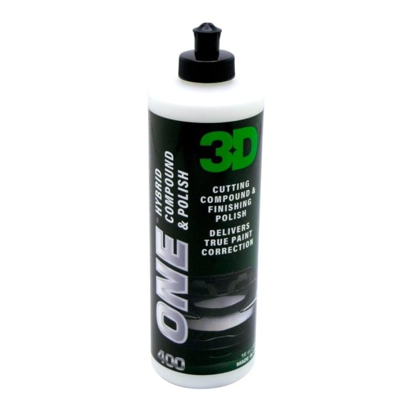 Абразивная паста ONE HYBRID 400OZ08 0.24 л 3D 020533 Абразивная паста ONE HYBRID 400OZ08 0.24 л 3D 020533