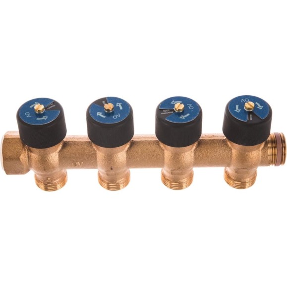 Гребёнка Oventrop Multidis R 4 выход 3/4" 4200554