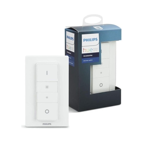 Умный диммер - пульт дистанционного управления Philips Hue работает только в в экосистеме Philips Hue DIM Switch RUS 929001173770 Умный диммер - пульт дистанционного управления Philips Hue работает только в в экосистеме Philips Hue DIM Switch RUS 929001173770