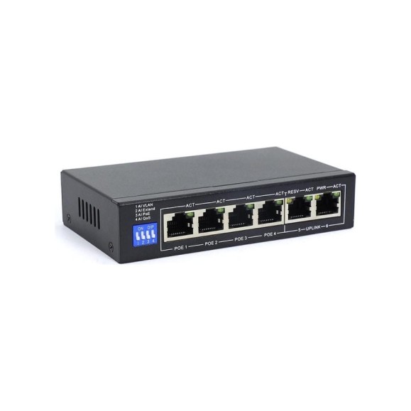 Коммутатор Amatek AN-S6P4M PoE+ 7000338 Коммутатор Amatek AN-S6P4M PoE+ 7000338