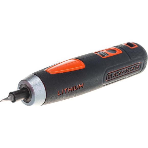 Аккумуляторная отвертка Black&Decker ION + 4 насадки BD40K4-RU Аккумуляторная отвертка Black&Decker ION + 4 насадки BD40K4-RU