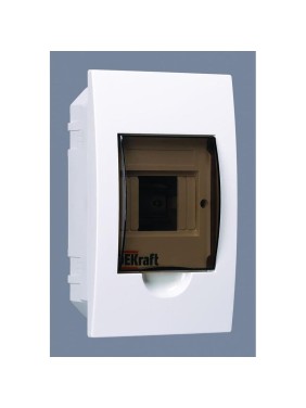 Модульный пластиковый корпус DEKraft ЩРВ-П-4 IP41 31001DEK Модульный пластиковый корпус DEKraft ЩРВ-П-4 IP41 31001DEK