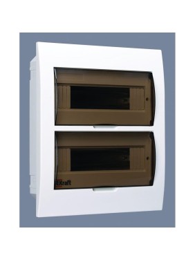 Модульный пластиковый корпус DEKraft ЩРВ-П-24 IP41 31006DEK Модульный пластиковый корпус DEKraft ЩРВ-П-24 IP41 31006DEK