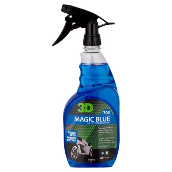 Чернение резины и пластика 3D Magic Blue 703OZ24 0.71 л 020577 Чернение резины и пластика 3D Magic Blue 703OZ24 0.71 л 020577