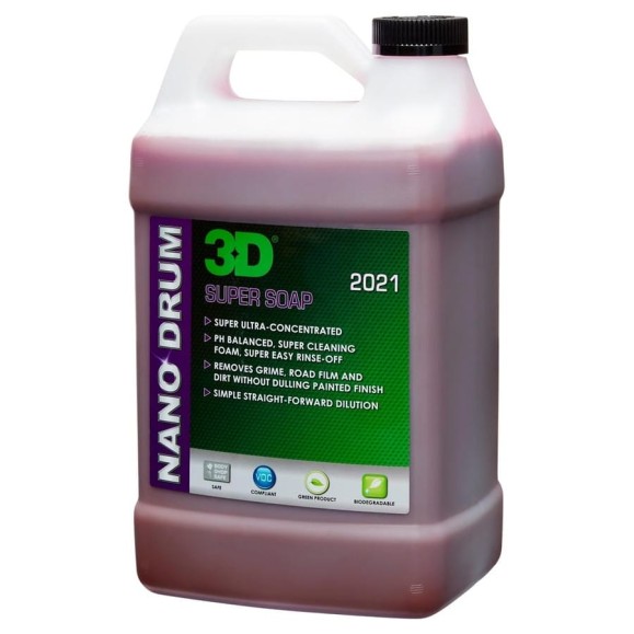 Автошампунь 3D Super Soap 2021G01 3.78 л 020522 Автошампунь 3D Super Soap 2021G01 3.78 л 020522